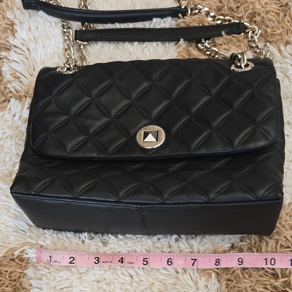 Kate Spade Black Quilted Shoulder Bag
